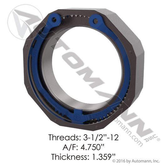 209.4723 - Unitized Spindle Nut (T9)