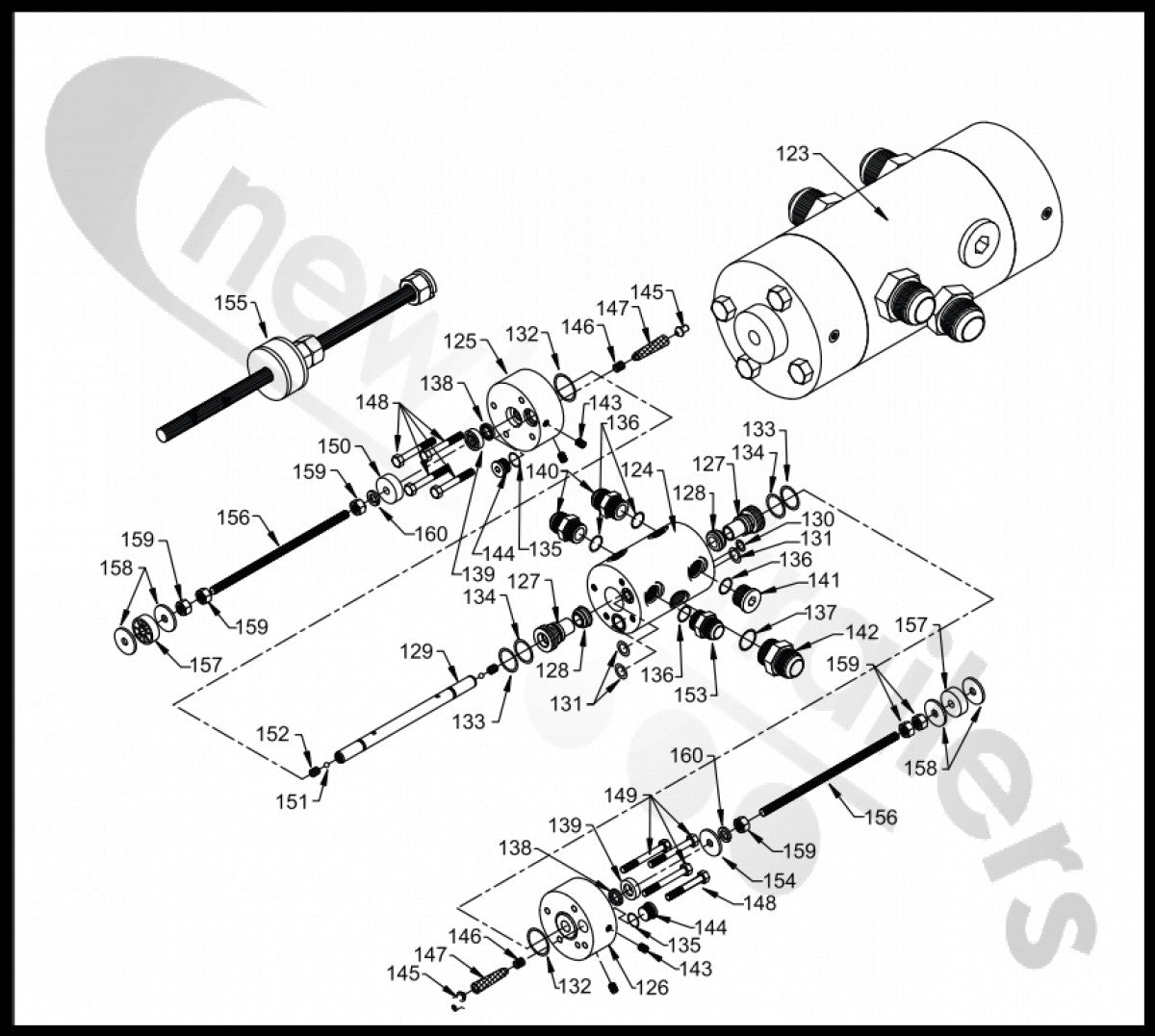 03878001 Keith Walking Floor® RFII Switching Valve Seal Kit (12D)