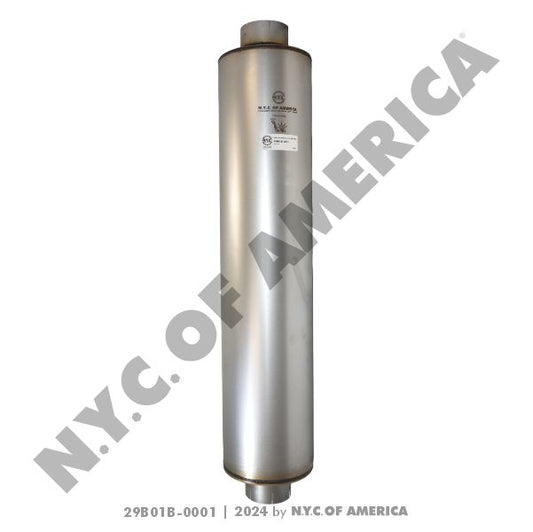 29B01B-0001 EXAUST MUFFLER 5X5X10 (12)
