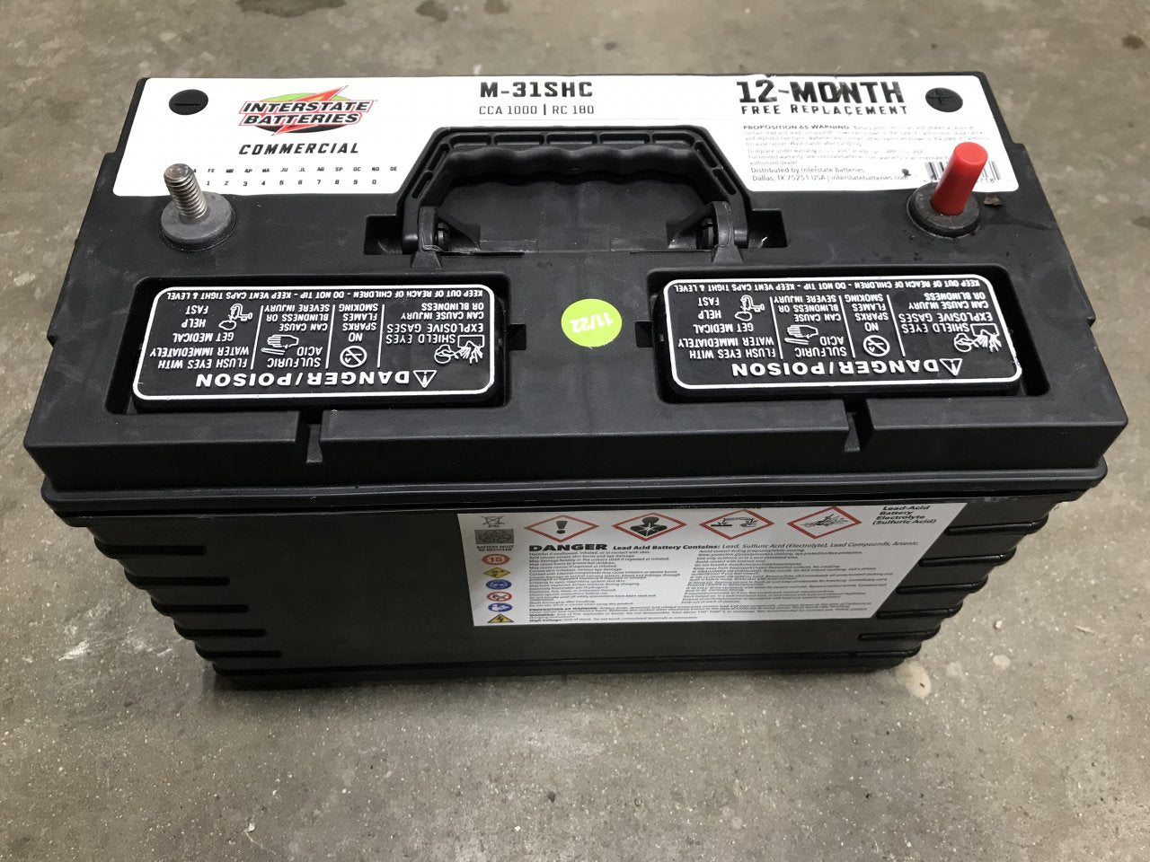 INTERSTATE BATTERY M-31SHC