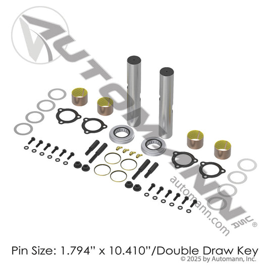460.208CP - King Pin Kit Premium Composite Bushing (11B)