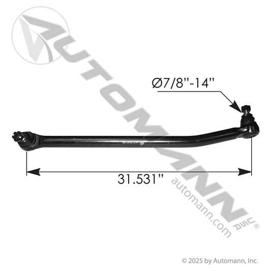 463.DS4619B - Drag Link 31.000in C to C Freightliner (12C)