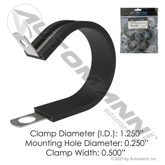 561.31202 - Tube Clamp Rubber Lined 1-1/4in-10pk (BACK)