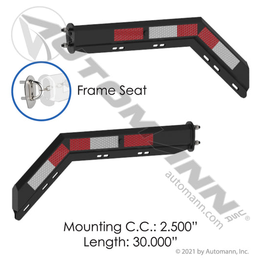 562.439FS - Spring-Loaded Hanger Angled Black FS