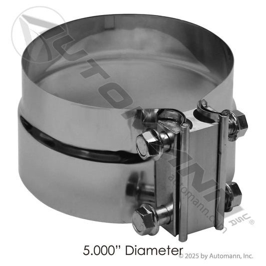 562.U3105SS - Exhaust Band Clamp Preformed 5in