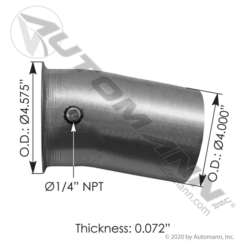 562.U591210A - Exhaust Pipe ALZ Kenworth (11C)