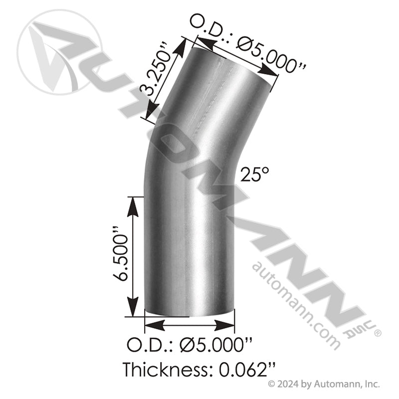 562.U5918531A - Exhaust Pipe ALZ Kenworth (12C)