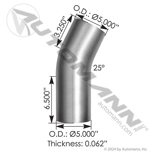 562.U5918531A - Exhaust Pipe ALZ Kenworth (12C)