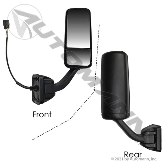 563.46008 - Mirror Assy RH Black Freightliner