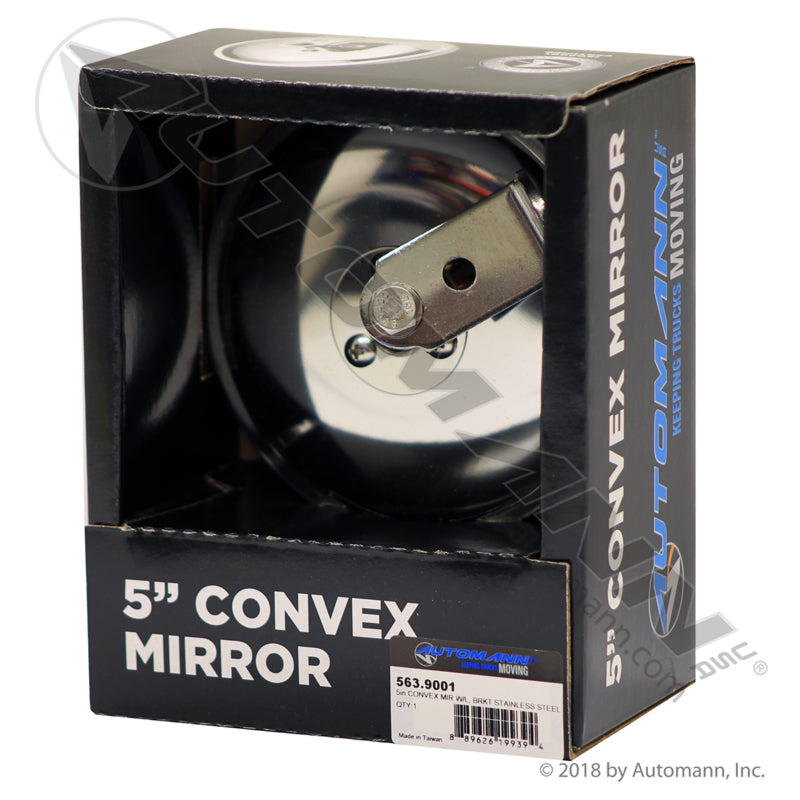 563.9001 - Convex Mirror w/ L Bracket 5in S.Steel (ESPEJO REDONDO 5") (13C)