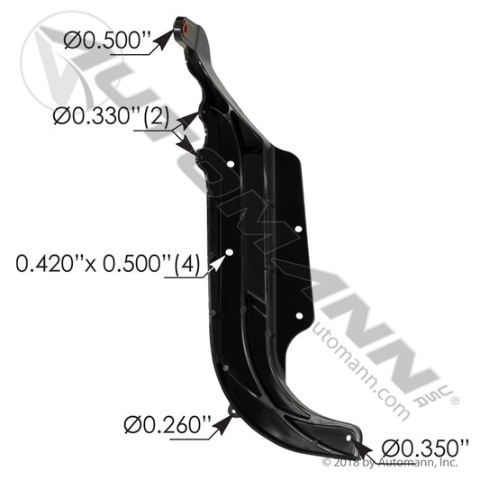 564.46462 Hood Pivot Bracket LH Freightliner P3 (12B)