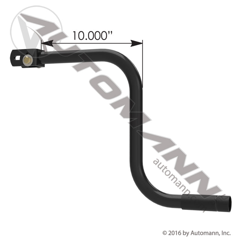 568.1004H - Landing Gear Handle 10in Horizontal (MANIGUETA)