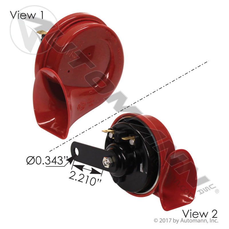 571.1301HE - Hella Trumpet Horn Low-Tone
