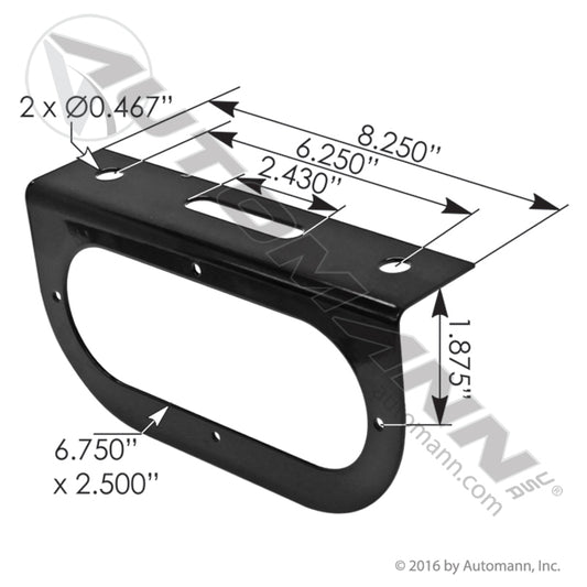 571.BK60 - Light Bracket 6in Oval