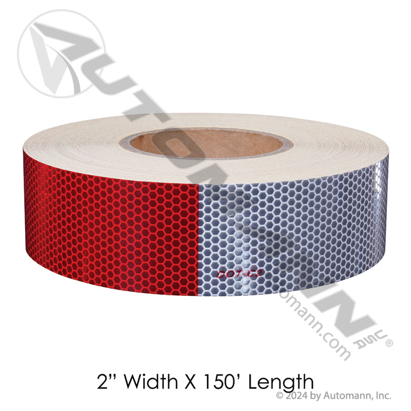 571.CT05117 - 18in Red/White 150ft 7yr Pre-Cut Roll *SELL PER FEET*