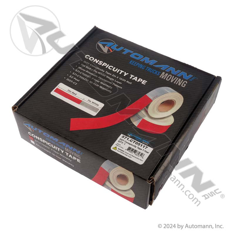 571.CT05117 - 18in Red/White 150ft 7yr Pre-Cut Roll *SELL PER FEET*