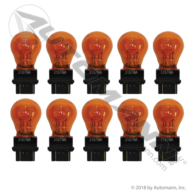 571.LB3157NA - Miniature Bulb 3157NA Amber 10pk