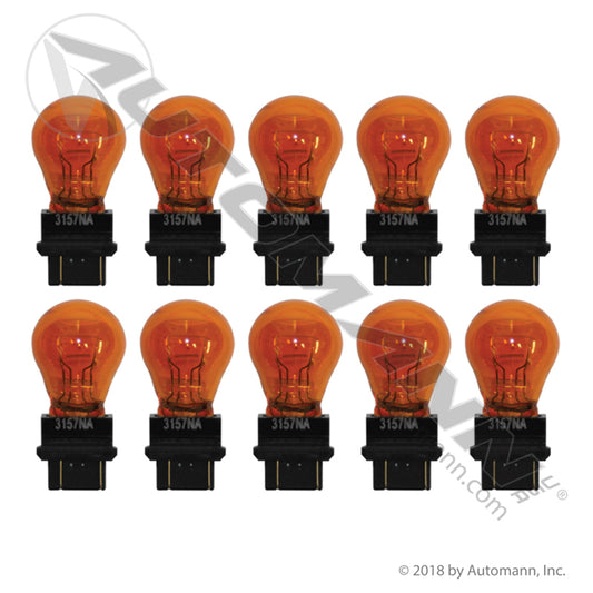 571.LB3157NA - Miniature Bulb 3157NA Amber 10pk