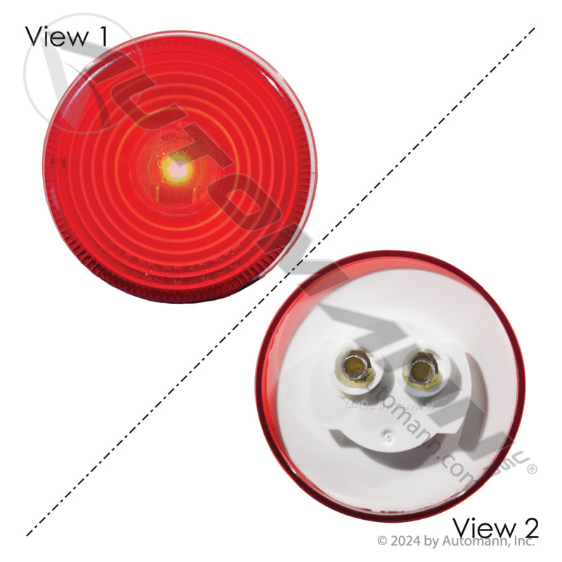 571.LD301R1-1PC - Marker Light LED 2in Red 1-Diode PC