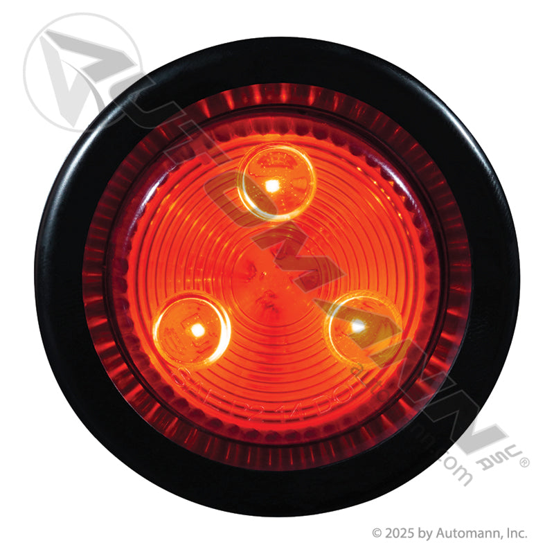 571.LD30R3-1K - Marker Light Kit LED 2in Red 3-Diode (8B)