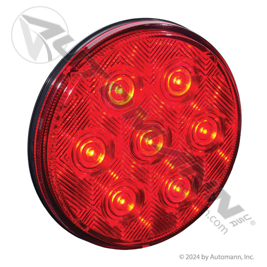 571.LD40R7 - S/T/T Light LED 4in Red (8A)