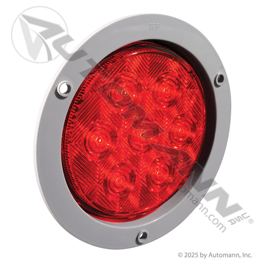571.LD44R7GF - S/T/T Light LED 4in Red Gray Flange (8A)