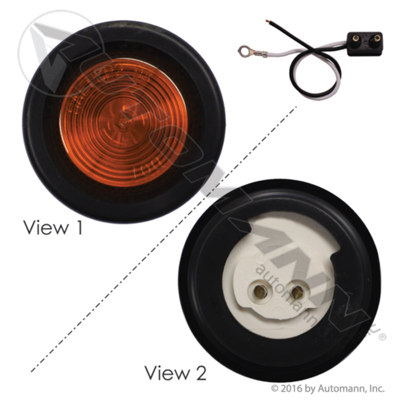 571.LG30A-K - Marker Light Kit 2in Amber (8B)