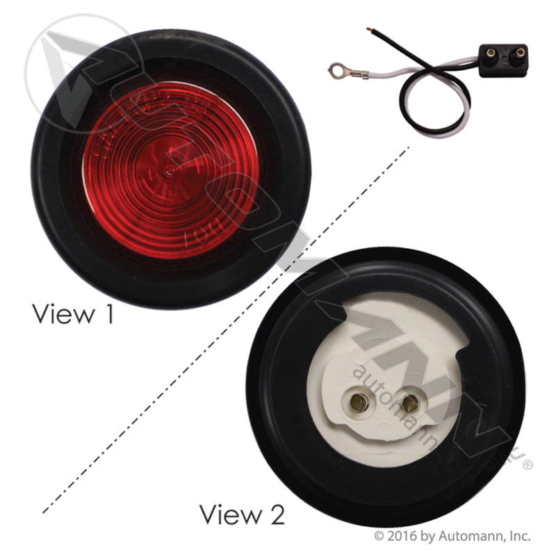 571.LG30R-K - Marker Light Kit 2in Red (8B)