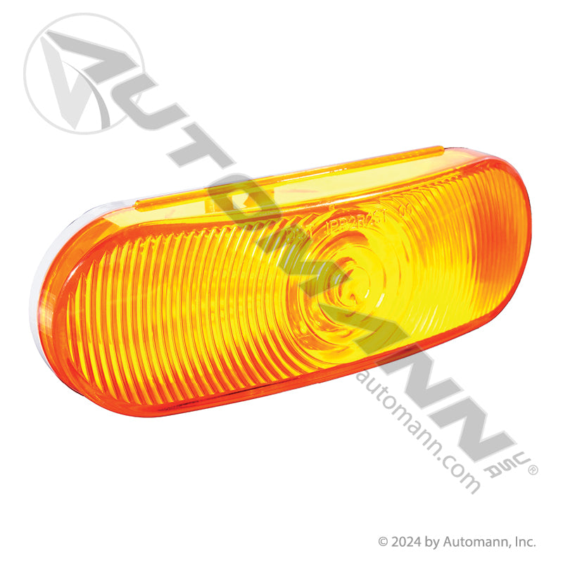 571.LG60A F/P/T Light 6in Oval Amber (8B)