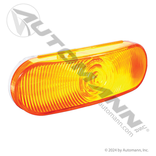 571.LG60A F/P/T Light 6in Oval Amber (8B)