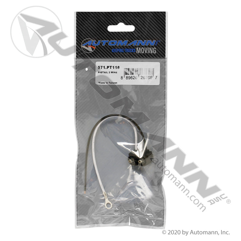 571.PT116-500 PIGTAIL 90 DEGREE 2 PIN CONNECTOR (T2)