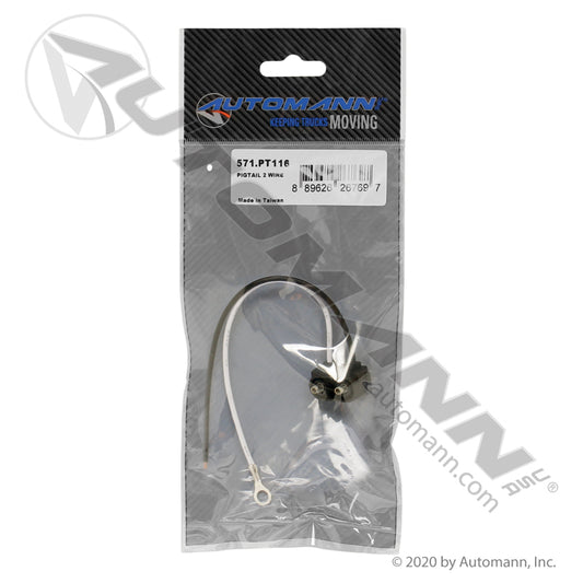 571.PT116-500 PIGTAIL 90 DEGREE 2 PIN CONNECTOR (T2)