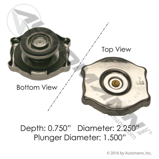 572.2003 - Radiator Cap 7LB (12C)