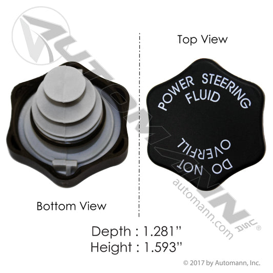 572.4005 - Power Steering Reservoir Cap (T2)