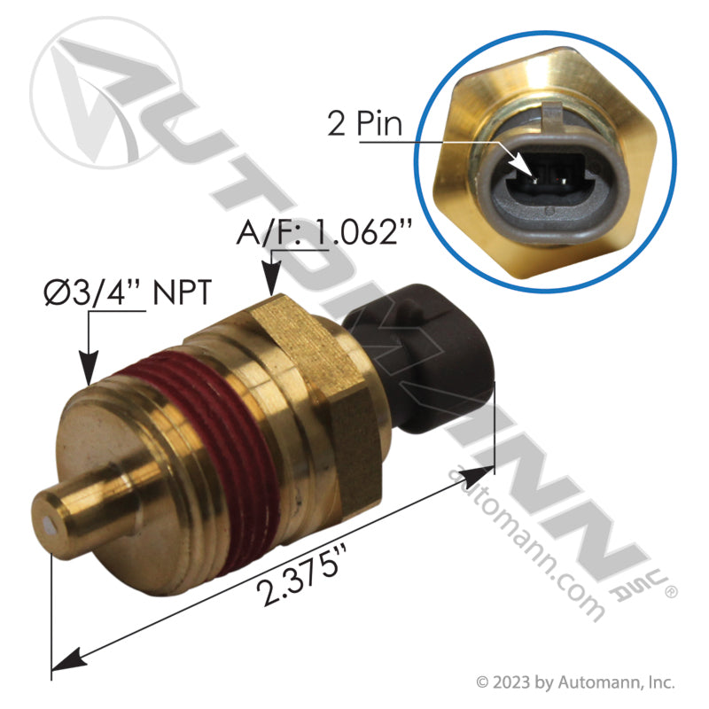577.23501 - Water Temperature Sensor Detroit Diesel
