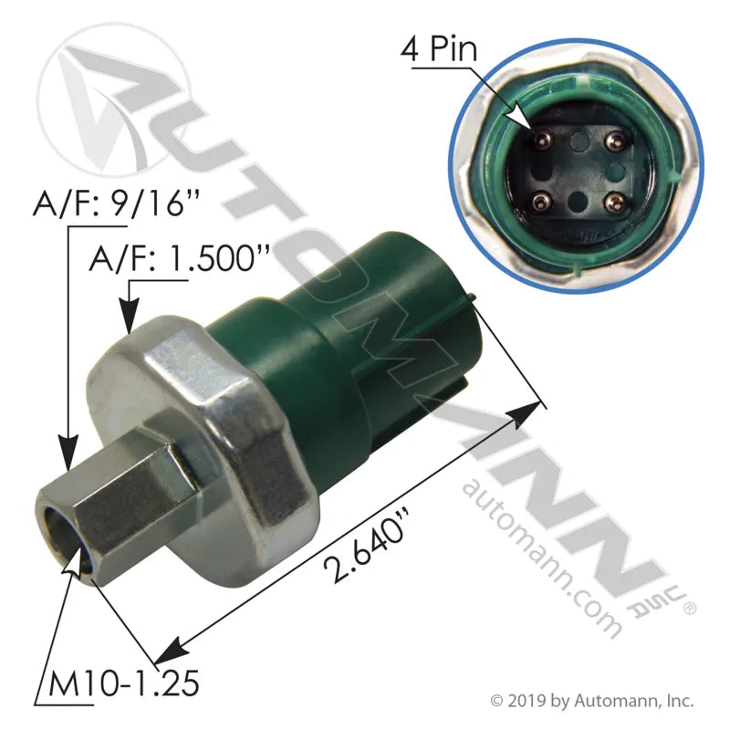 577.46590 - High Pressure Sensor Green HVAC