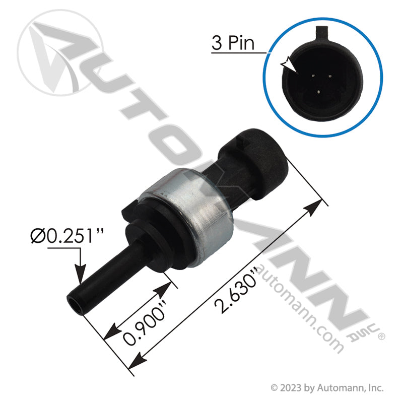 577.59507OE - Air Brake Pressure Sensor Paccar (T3)