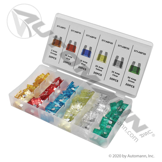 577.ABF120-KT - Blade Fuse Assortment 120pc