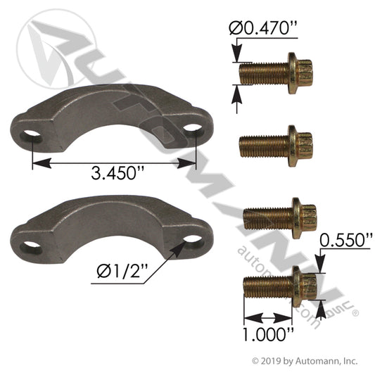 752.2507018 - Universal Joint Strap Kit (T6)