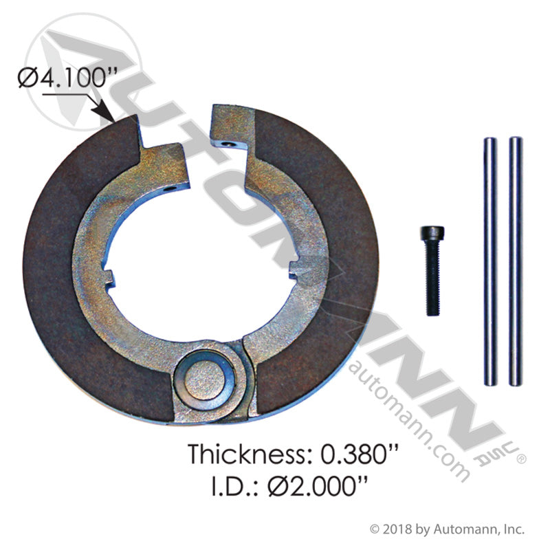 755.CB313 - Clutch Brake Hinged 2in (T6)