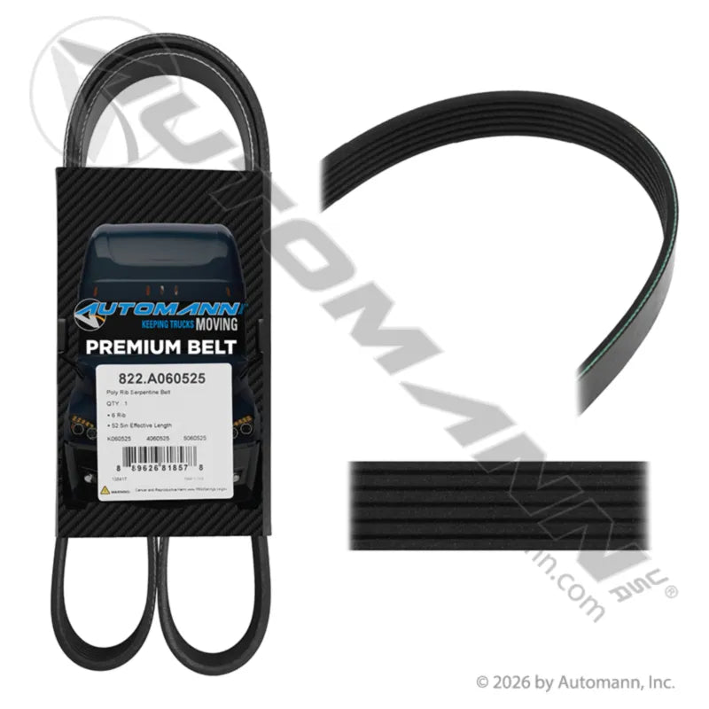 822.A060525 - Poly Rib Serpentine Belt (T4)