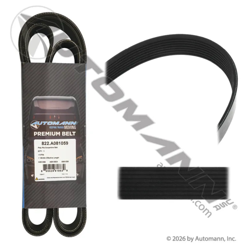 822.A081059 - Poly Rib Serpentine Belt Detroit DD15 2021+ (T4)