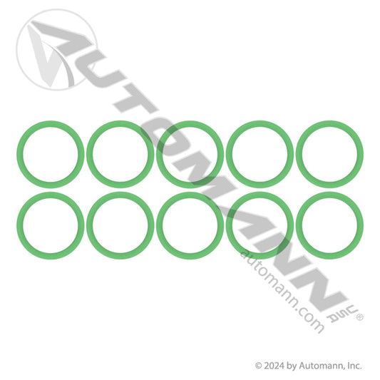 830.52206G-10 - AC O-Ring No 6 HNBR Green 10pk