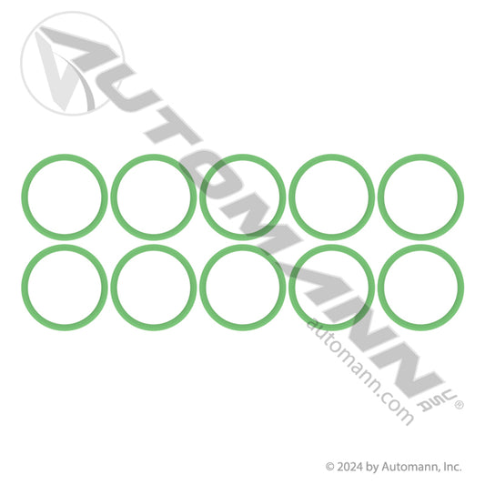830.52208G-10 AC O-Ring No 8 HNBR Green 10pk