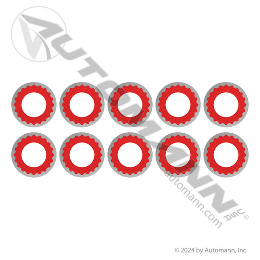 830.52301R-10 - AC Compressor Stat Seal Gasket Red (T3)