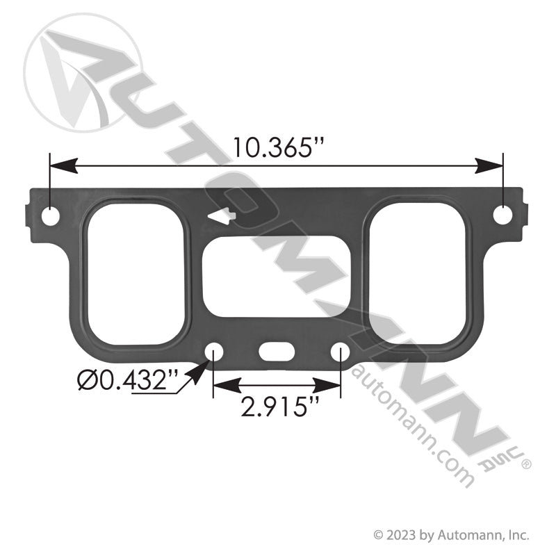 840.237875G - Intake Manifold Gasket Detroit Series 60 (T2)