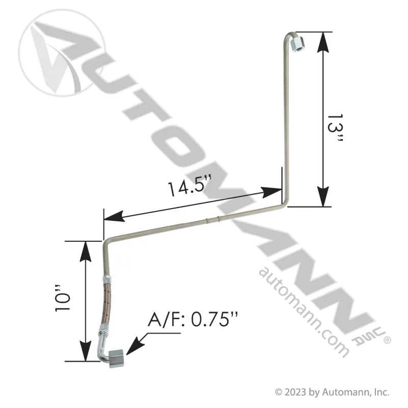 840.T23290 - Turbo Oil Supply Tube Detroit Series 60