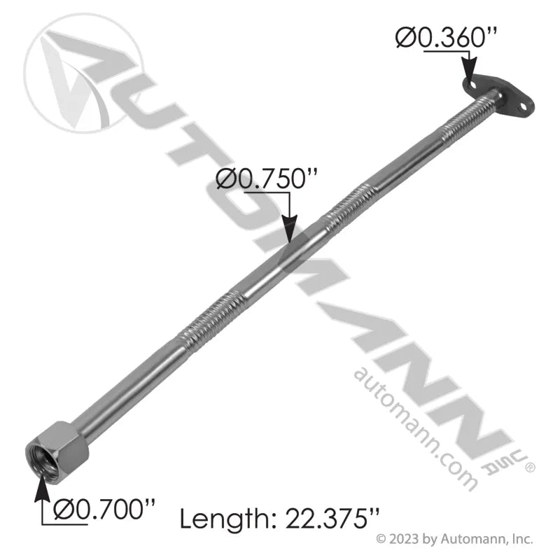840.T23354 - Turbo Oil Drain Line Detroit Series 60