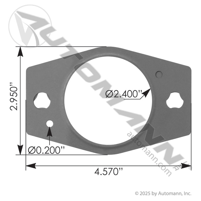 840.UM906657G - Exhaust Manifold Gasket Cummins ISX15.0L