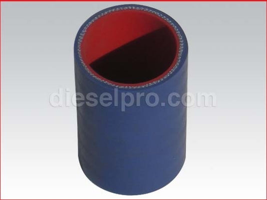 Silicone Coolant Hose 2.75"X3" for Detroit Diesel Series 60 Water Pump to Oil Cooler